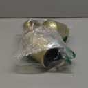 Christmas Bells for Decorations, Rustic Christmas Decor Vintage Style, Brass Shabby Chic Hanging Decoration Set of 3 (Brass)