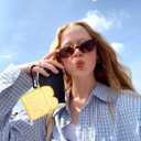 Boaretiu Cute Case for AirPods 2nd/1st - Funny 3D Soft Silicone Design Cover with Carabiner for Women Girls Girly Boys for Air Pods 1st/2nd, Bread