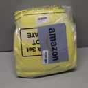 Xuhal 25 Set Disposable Isolation Gowns Set PPE Gowns Disposable and Non Woven Bouffant Caps with Elastic Cuffs for Labs Home Isolation Beauty Agencies Food Service, Unisex Adult (Yellow)