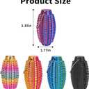 Little Ouchies Pain Stim Fidget 3D Printed Fidget Toys Anxiety Relief Items,Handheld Fidget Toys,4PCS A