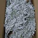 6 Pack Snowy Artificial Cedar Picks Stems Frosted Faux Cedar Spray Christmas Cedar Greenery Branches for Holiday Season Floral Arrangement Centerpiece Winter Wedding Decorations 20" Tall