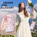 Fingic for Samsung Galaxy S23 FE Case Wallet for Women Girls[with 9 Card Holders] Marble Rose Gold PU Leather Detachable Wrist Strap Fullbody Slim Shockproof Phone Case for Samsung Galaxy S23 FE,2023