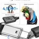 Silkland USB C to USB C Cable 240W, 40Gbps USB 4 Cable [USB-IF Certified] for Thunderbolt 4, 8K/Dual 4K USB C Video Cable Compatible for MacBook, Mac mini, iPhone 17/16, SSD, Monitor, 3.3FT