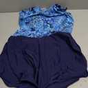 Tankini Bathing Suits with Shorts - High Neck Tankini Swimsuits Two Piece with Two Side Pockets Tummy Control Swimwear 2025 (M)
