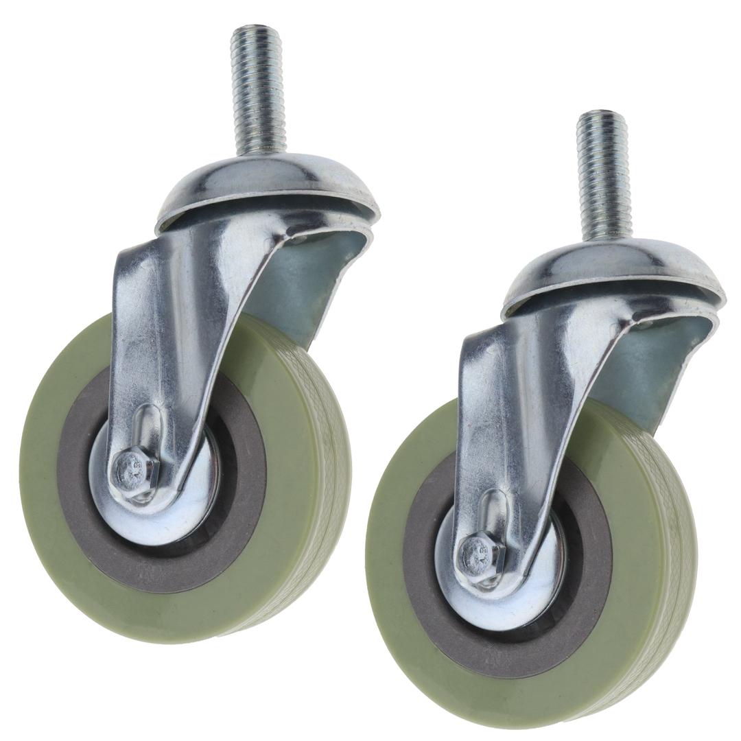 Micro Traders 3 Inch 75Mm Swivel Bolt Hole Castor Wheels Trolley Furniture Caster X 2