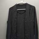 siliteelon Button Down Shirts for Women Dress Shirt Cotton Long Sleeve Collared Shirt Business Work Office Blouse Top (Large, Black)