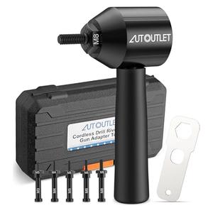 AUTOUTLET Rivet Nut Adapter Tool Kit, Cordless Drill