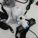 GROWNSY Baby Car Camera for 2 Kids, 7 in Ultrawide AHD Car Baby Monitor with 2 Camera, Backseat Mirror for Baby Rear Facing with Infrared Night Vision, Easily Observe Baby's Every Move (White)