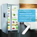 WR71X10761 Fridge Shelf Trim (Clear), Compatible with GE Refrigerator Freezer Door Bin/Door Shelf Replacement Shelves Trim Part WR71X10289 Insert Module for various General Electric fridge Accessories