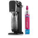 SodaStream Art Sparkling Water Maker (Black) with CO2 and Dishwasher Safe Bottle