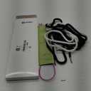 Drawstring Cords Replacement Drawstrings with Easy Threader for Sweatpants Shorts Pants Jackets Coats (Black, White)
