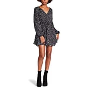 Steve Madden Apparel womens Kara Casual Dress, Black, XS 