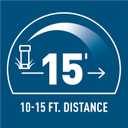 3 x Orbit 54072 Brass Pop-Up Flush Head Sprinkler with Quarter Pattern Spray Nozzle