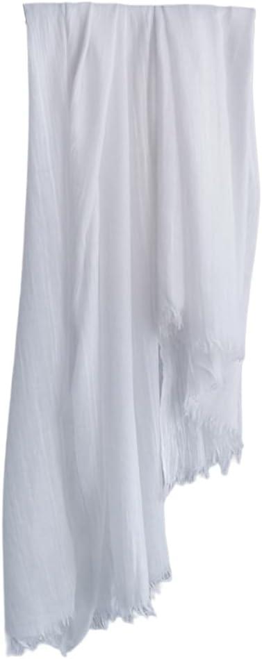 Harewom Lightweight Gauze Linen Feeling Shawl Wraps for Women Beach Summer Scarf for Evening Wedding Dresses