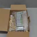 Enhon 12 Pcs Battery Operated Window Candles, Ivory LED Christmas Window Candles with Sensor Dusk to Dawn, Cordless Flameless Taper Candlestick with Battery & Suction Cup for Xmas Wedding Decorations