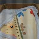 Floral Nursery 8ft Area Rugs Washable Print Boho Cute Carpet Non Slip Flower Low Pile for Living Room Kids Girls Playroom Bedroom Kitchen Office Farmhouse-Ivory/Yellow