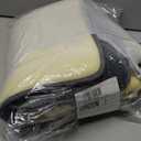 Huloo Sleep Baby Play Mat for Floor, 1.3" Thick Elasti-Foam 50"×74" Playpen Mat for Tummy Time, Water Repellent Soft Coral Velvet for Toddler, Infant, Kids, Non-Slip Backing Safe for Crawling(Dark Grey)