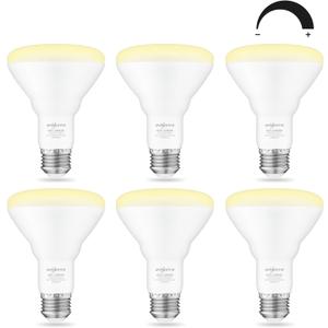 SHINESTAR Can Light Bulbs, Warm White 2700K, BR30 LED Recessed Lights for Ceiling, 65W Equivalent, Dimmable, 6-Pack