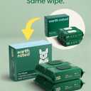 Earth Rated Pet Wipes for Dogs and Cats, Hypoallergenic, 3-in-1 Cleaning, Deodorizing and Hydrating, for Grooming Paws, Body and Butt, New White Tea and Basil Scent, 400 Count