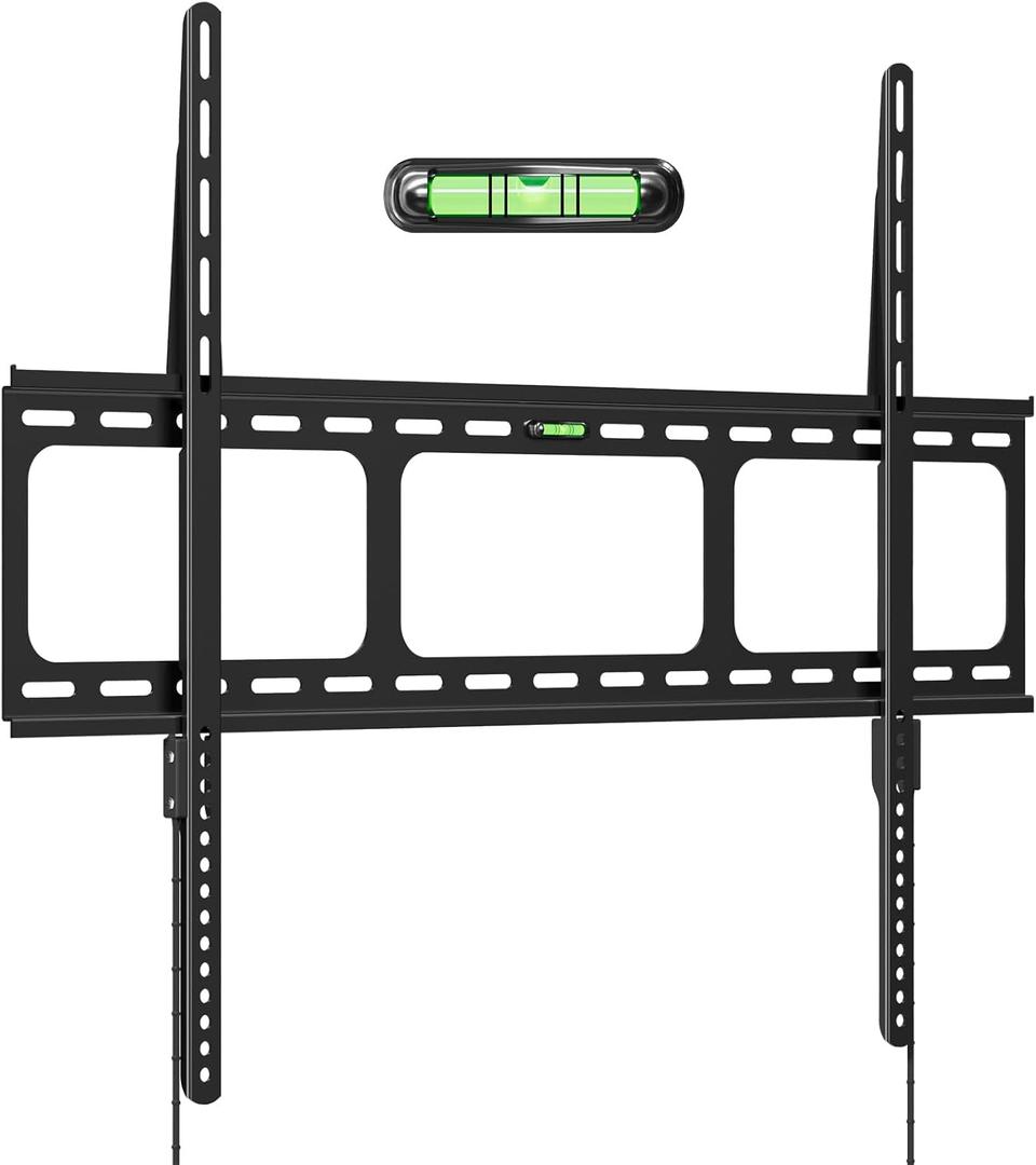 Joy Seeker Ultra Slim Fixed Wall Mount, 0.63" Low Profile TV Mount Bracket for 42"-100" LED/LCD/Plasma Flat Screens, Fits VESA Up to 800x600mm, 220lbs Capacity, Easy Assembly Space Saver