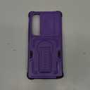 for Samsung Galaxy S25 Ultra Case with 2 Pack Screen Protectors, Slide Camera Cover, Kickstand, Lanyard Strap, 2-Layer Military Grade Heavy Duty Shockproof Rugged Protective Phone Case, Purple