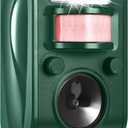 Cat Repeller Outdoor - Ultrasonic Animal Repeller Solar Powered - Waterproof Squirrel Repellent,Raccoon Deterrent with Motion Activated,Repels Dog,Rabbit,Fox,Bird for Farm Yard Protection