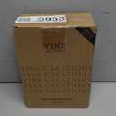 Vine Creations Clear Glass Soap Dispenser, 2 Pack Kitchen Soap Dispenser Set with Stainless Steel Pump, 16 oz Dish Soap and Hand Soap Dispensers for Bathroom with Waterproof Labels (Clear Bottle / Brushed Brass Pump)