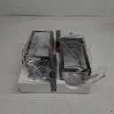 Outdoor Wall Light Fixtures, Exterior Waterproof Wall Lanterns, Porch Sconces Lighting with E26 Sockets & Glass Shades, Modern Matte Black Outside Lights for Patio Front Door Entryway Garage, 2-Pack