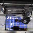 Fish Tank 2.4 Gallon Aquarium Kit with Humidifier 7-Color Auto-Looping 3 in 1 Quiet Pump with Filteration & Oxygenation & Circulation, Temperature Display, HD Glass (White)