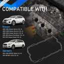 MS97143 Intake Manifold Gasket and Engine Valve Cover Set Compatible with 2007-2024 Nissan Altima Maxima Murano Pathfinder Quest 2013-2016 Infiniti QX60 JX35 3.5L V6 Replaces MS19450