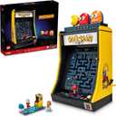 LEGO Icons PAC-Man Arcade Building Sets for Adults - Collectible Office, Shelf, or Bedroom Decor - Gifts for Men & Women - W/Moving Handle to Recreate Game - 10323, Medium