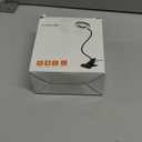 Woputne Desk Lamp Clip Light, 10 Dimmable Brightness 3 Light Modes Reading Light, Clamp Bedside Lamp for Painting, Craft, Study (Black) (Not Included Adapter)