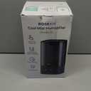 ROSEKM 4.5L Humidifiers for Bedroom, Humidifiers for Home Large Room, Cool Mist Humidfiers for Baby and Plant with Timer, Adjustable Mist Level, 360 Nozzle, Auto Shut-Off, Black