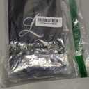 Monogrammed Towels Fingertip, Personalized Gift, 11 x 18 Inches - Set of 2 White Embroidered Towel - Extra Absorbent 100% Cotton - Soft Velour Finish - For Bathroom/ Kitchen/ Spa - Initial L (Black)