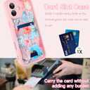 ZIYE Designed for iPhone 16 Plus Wallet Case with Card Holder, Pink