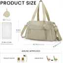 VONAL Diaper Bag Tote, Large 24L Diaper Bags Waterproof Hospital Bag for Labor Delivery, Travel Diaper Tote Baby Bag (Grey)