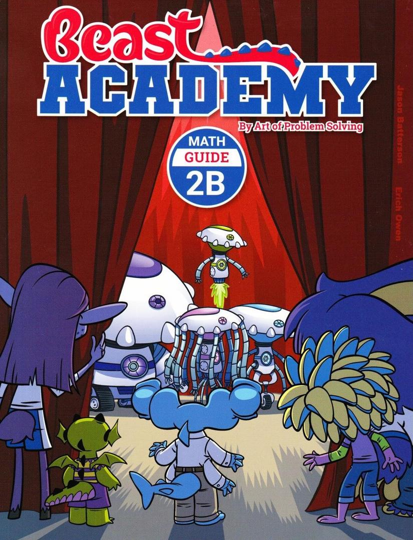 AoPS 1-Book Set : Art of Problem Solving Beast Academy 2B Guide 1-Book Set