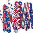 50 Pcs Slap Bracelets for Kids 4th of July Slap Bracelets Bulk Snap Bracelet Party Supplies Favors Classroom Prizes Exchanging Gifts