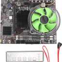 PC CPU Motherboard Set,X58 Desk Top PC Motherboard Set,for Intel Xeon X5650 CPU High Air Volume Radiator,8G Memory Main Board Set
