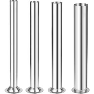 4 Sizes Stainless Steel Sausage Stuffing Tubes Replacement for LEM 606,606SS,1606,1606SS Sausage Stuffers, Sausage Stuffer Funnels for LEM Sausage Stuffers