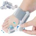 2 PCS Bunion Corrector for Women & Men, Adjustable Knob Toe, Straightener Designed for Orthopedic Bunions Correction, and Non-Slip Big Toe Separators. Suitable for Left/Right Feet Bunion Relief