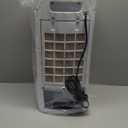 CENSTECH Evaporative Air Cooler, Swamp Cooler Air Conditioner w/ 12H Timer for Auto-off, 6 Upgraded Ice Packs, 3-Speed Windowless Air Conditioner, Smart Remote, Dual Tank Portable Air Cooler for Room