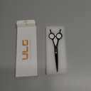 ULG Professional Hair Cutting Scissors 6.5 Inch  Sharp Barber Shears, Stainless Steel Symmetrical Salon Haircut Scissors for Women, Men, Kids, Gloss Paint Finish, Black