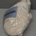 TOPDesign Puffer Tote Bag for Women, Lightweight Puffy Handbag with Compartments, Quilted Shoulder Bag for Work, Travel, Gym (Large, Beige)