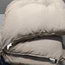 3 Yellow & 3 Beige Chair Cover Cushions, 18" x 18"
