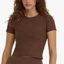 Organic Basics Womens Active Mesh Short-Sleeve T-Shirt, Large