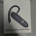 Bluetooth Headset, Single-Ear Wireless Earpiece with ENC Noise Canceling Mic, 30Hrs Call Time Handsfree Wireless Earbuds, 200 Hrs Standby Time Headphones for iOS Android/Office/Drivin