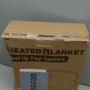 Electric Heated Blanket Full Size 72"x84" - Dual-Sided with Microplush & Sherpa Fabric, 4 Heat Settings & 10 Hours Auto Off, Machine Washable - Pale Purple