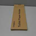 Longzon Brushed Nickel Toilet Paper Holder Wall Mount, Self Adhesive Toilet Paper Holder Storage for 3 Roll Tissue, Premium 304 Stainless Steel Stick On Toilet Paper Roll Holder for Bathroom, Silver