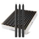 Simply Soson 10 inch Black Taper Candle Sticks, Set of 30 Candle Sticks, Tapered Candles, Dripless Taper Candles, Black Candlesticks, Tall Candles, Taper Candles Bulk